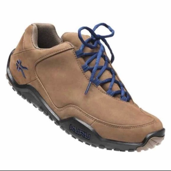 KURU Shoes - Kuru CHICANE Women's Trail Hiking Brown/Navy Mesh and Leather Shoes Size 10